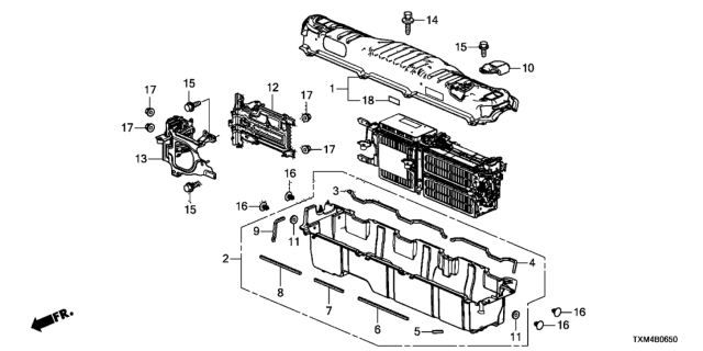 2020 Honda Insight  BOLT-WASHER (8X40) Diagram for 900055P6000