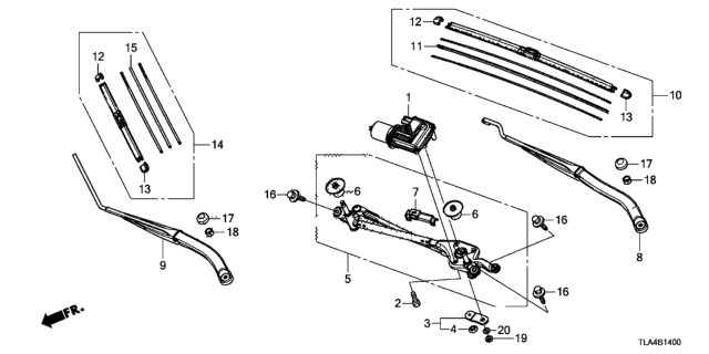 2019 Honda CR-V  Bolt (6X16) Diagram for 76506SZWJ01