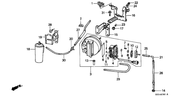 1988 Honda Accord Screw, Tapping (6X12) Diagram for 9390136120