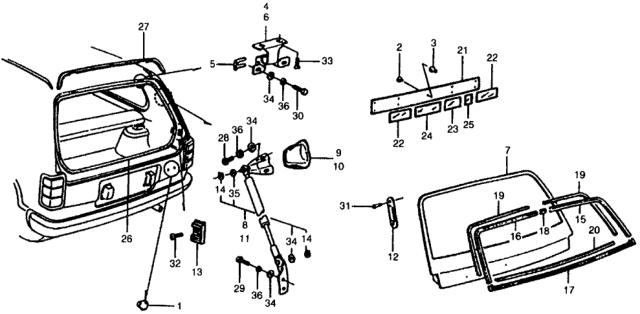 1979 Honda Civic Washer, Plain (8MM) Diagram for 9410108700