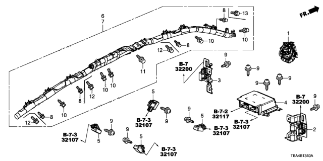 2016 Honda Civic  Bolt Wash 8X25 S Diagram for 90178TBA003