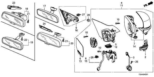 2017 Honda Accord Wireharn Assy R R Diagram for 76206T2GA31