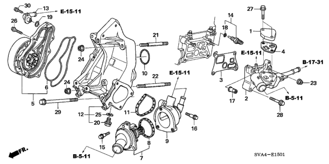 2006 Honda Civic  Bolt, Drain Plug (14MM) Diagram for 9280014000