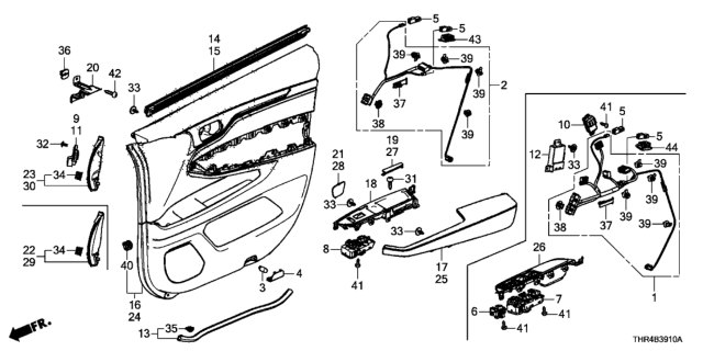 2021 Honda Odyssey  CAP *NH900L* Diagram for 83557THRA01ZA