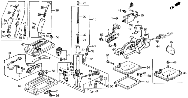 1991 Honda Prelude Screw-Washer (5X8) Diagram for 938940500807