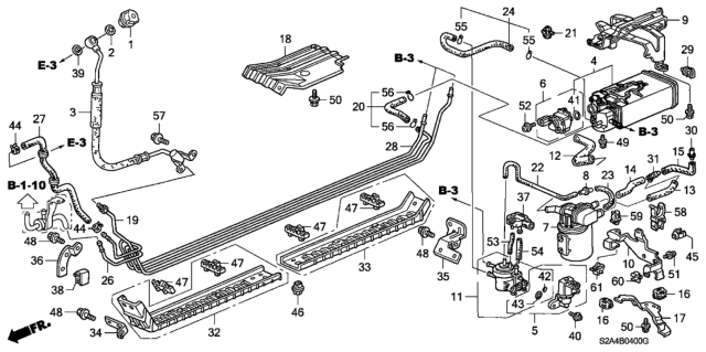 2004 Honda S2000  Valve (Two-Way) Diagram for 17371S0XA02