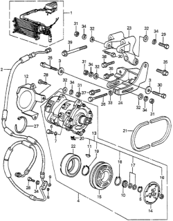 1985 Honda Accord  Bolt, Hex. (10X40) Diagram for 92200100400H