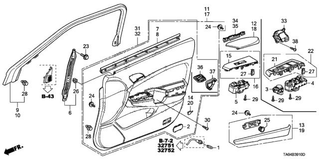 2011 Honda Accord Screw, Tapping (5X20) Diagram for 9390325420