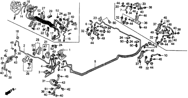 1992 Honda Accord  Bolt-Washer (8X16) Diagram for 90105SB0003