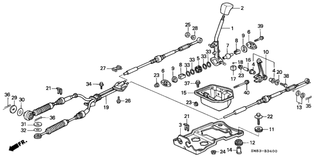 1991 Honda Accord  Bolt, Flange (6X75) Diagram for 958010607508