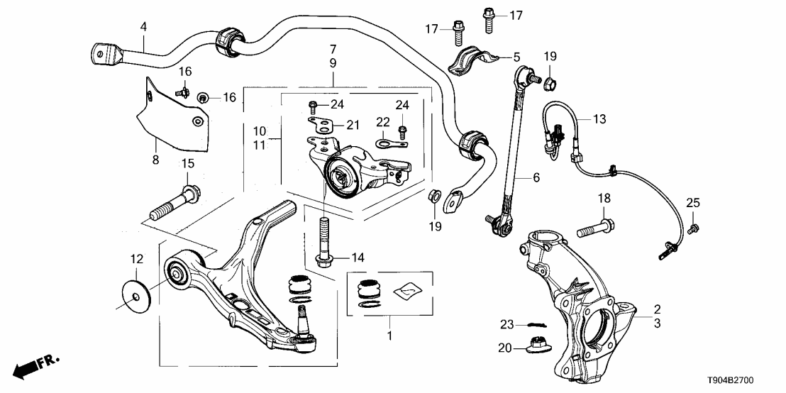 Honda 90182-TYA-A00 BOLT, FLANGE (10X30)
