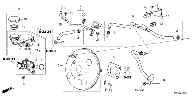 2025 Honda Civic STAY Diagram for 46407T60A00