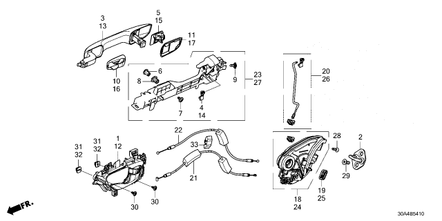 2023 Honda Accord SEAT A, R Diagram for 72148T20A01