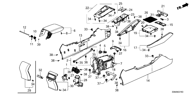 2023 Honda Accord Hybrid LID *NH900L* Diagram for 83428T20A01ZA