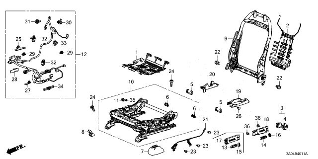 2023 Honda CR-V SPRING, SEAT CUSHION Diagram for 81132TZAJ01