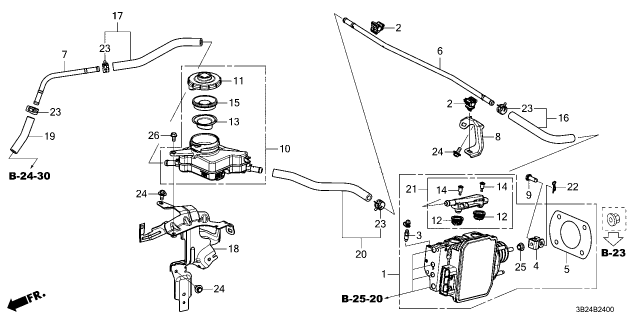 2024 Honda CR-V Hybrid BRACKET Diagram for 466743D4A00