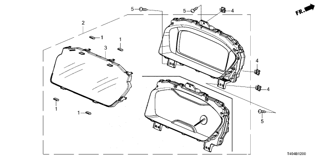2022 Honda Civic METER ASSY-, COMB Diagram for 78100T22A02