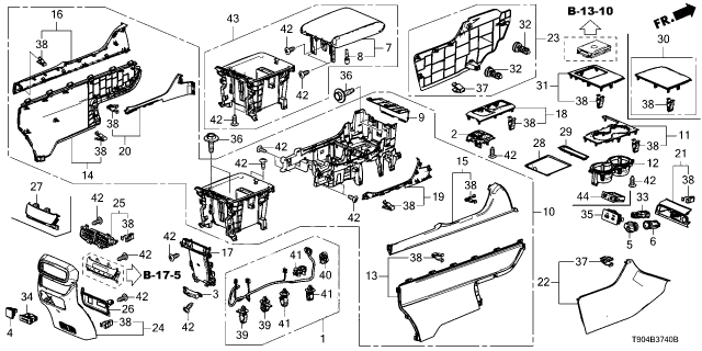 2023 Honda Pilot CHARGER UNIT Diagram for 8A350T20A01