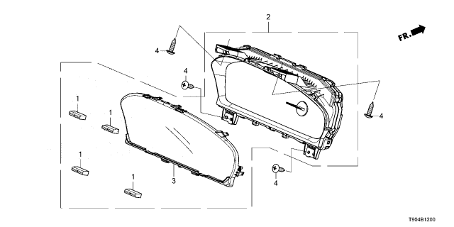 2023 Honda Pilot LENS Diagram for 78156T91A01