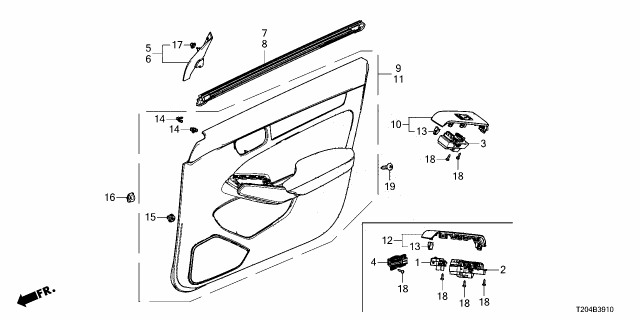 2023 Honda Civic SWITCH ASSY Diagram for 35750T20A01