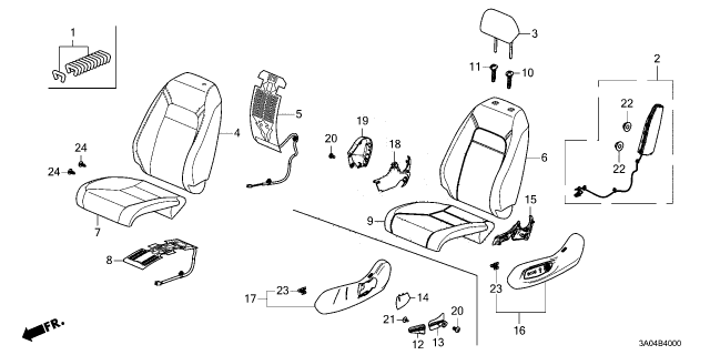 2023 Honda CR-V COVER, L- *NH900L* Diagram for 816383A0A21ZA