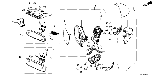 2025 Honda Civic SPRING, MOUNTING Diagram for 76405TGVA01