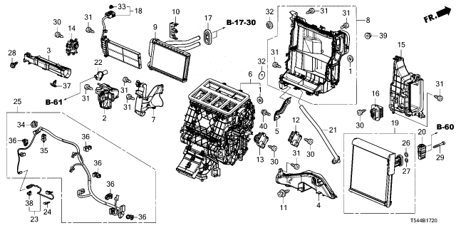 2025 Honda Civic Hybrid MOTOR ASSY-, MODE Diagram for 79140T02T01