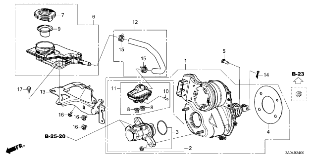 2023 Honda CR-V COLLECTOR SET Diagram for 461013A0A00