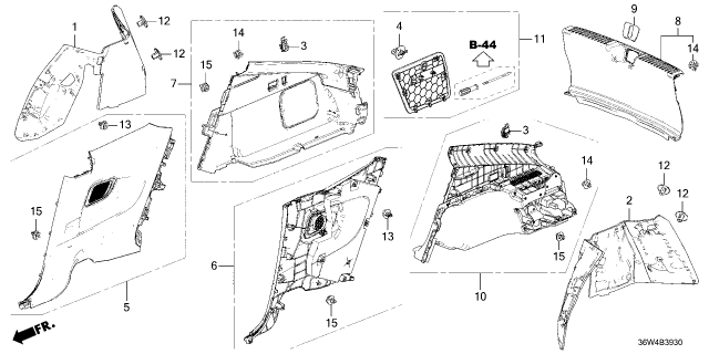 2026 Honda Prelude HOOK ASSY- *NH900L* Diagram for 77790TTA003ZA