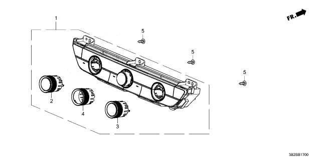 2026 Honda CR-V Hybrid KNOB SET *NH900L* Diagram for 79624T20A31ZB