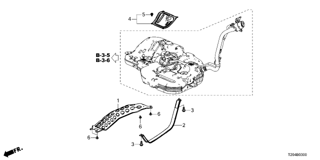2023 Honda Civic BAFFLE Diagram for 17518T20A01