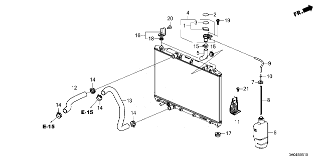 2023 Honda CR-V TANK, RESERVE Diagram for 1910168AA00