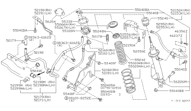 1994 Infiniti Q45  Plug Diagram for 24253M9400