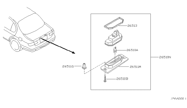 2002 Infiniti I35 Grommet-Screw Diagram for 0128101121