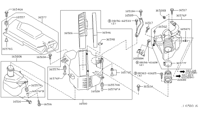 2004 Infiniti Q45 Screw-Connector Diagram for 0143601801
