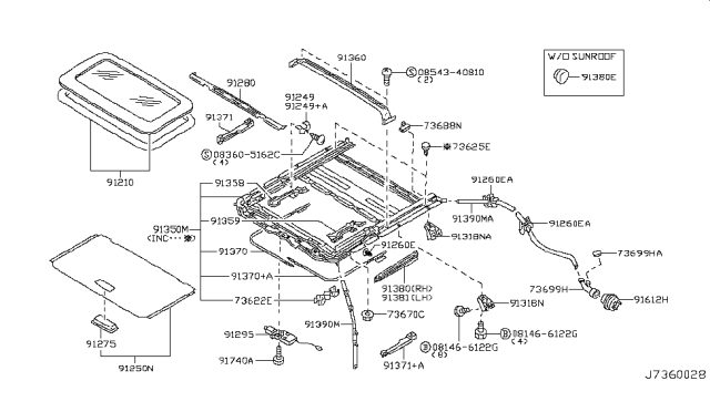 2003 Infiniti Q45 Plug Diagram for 062123000P