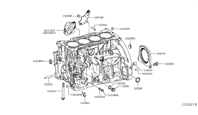 2019 Infiniti Q50 Plug Diagram for 01641HG00F