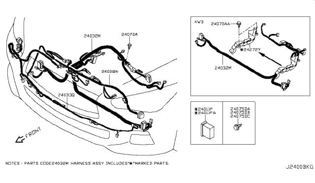 2016 Infiniti Q50 Bolt Diagram for 544591MA0D