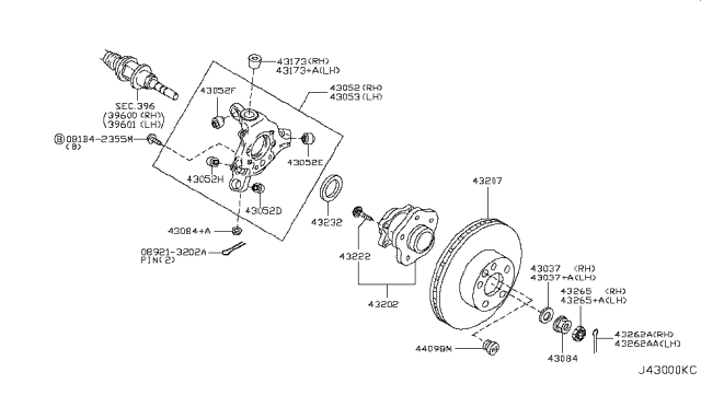 2012 Infiniti G25 Cover-Dust, Oil Seal Diagram for 39252AR76C