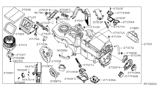 2008 Infiniti QX56  Seal-O Ring Diagram for 924775Z000