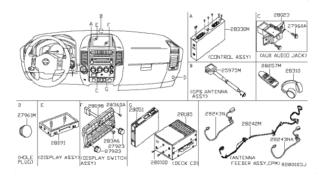 2006 Infiniti QX56  Screw Diagram for 014540007U