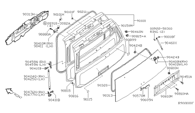 2004 Infiniti QX56  Plug Diagram for 28984AL500