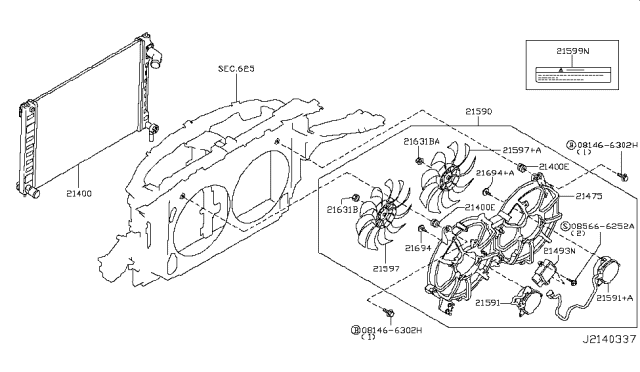 2012 Infiniti M35h Bolt-Special Diagram for 2169480F1A
