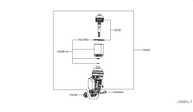 2018 Infiniti QX30  Packing Diagram for 15226HG00G