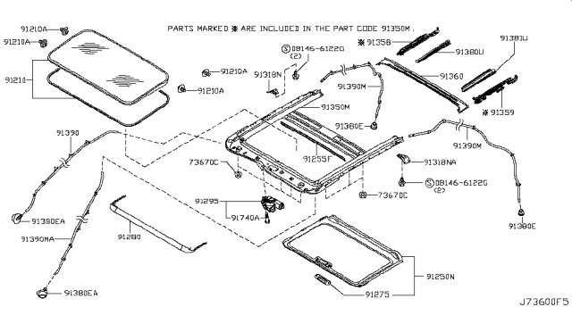 2017 Infiniti QX50 Hose-Drain, Front Diagram for 913901BA1A