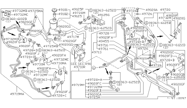 1994 Infiniti G20  Screw_Machine Diagram for 083606102B