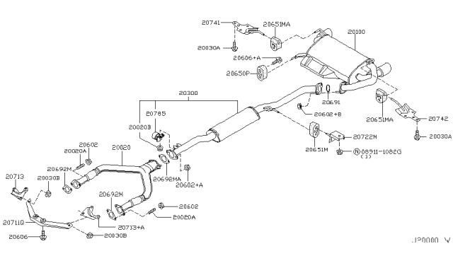 2007 Infiniti FX45  Bolt Diagram for 0112101413
