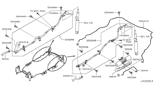 2012 Infiniti QX56 Screw-BLEEDER Diagram for 4412850C10