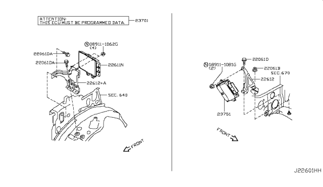 2019 Infiniti QX80  Module Assembly-Vel Control Diagram for 237516JB0A