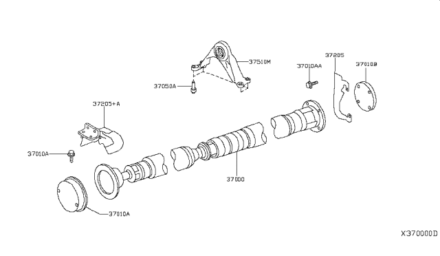 2019 Infiniti QX50 Bolt Diagram for 112989AN0A